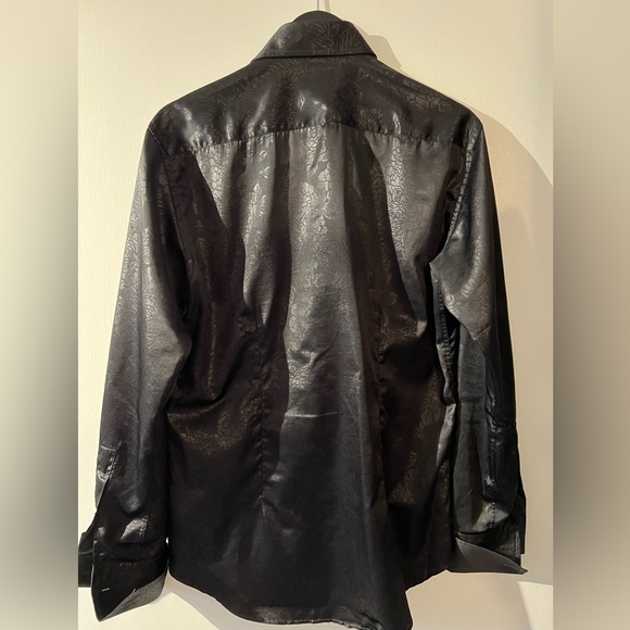 VERSACE Button Up dress shirt FRENCH CUFFS 15 3/4… 40 - Picture 3 of 4